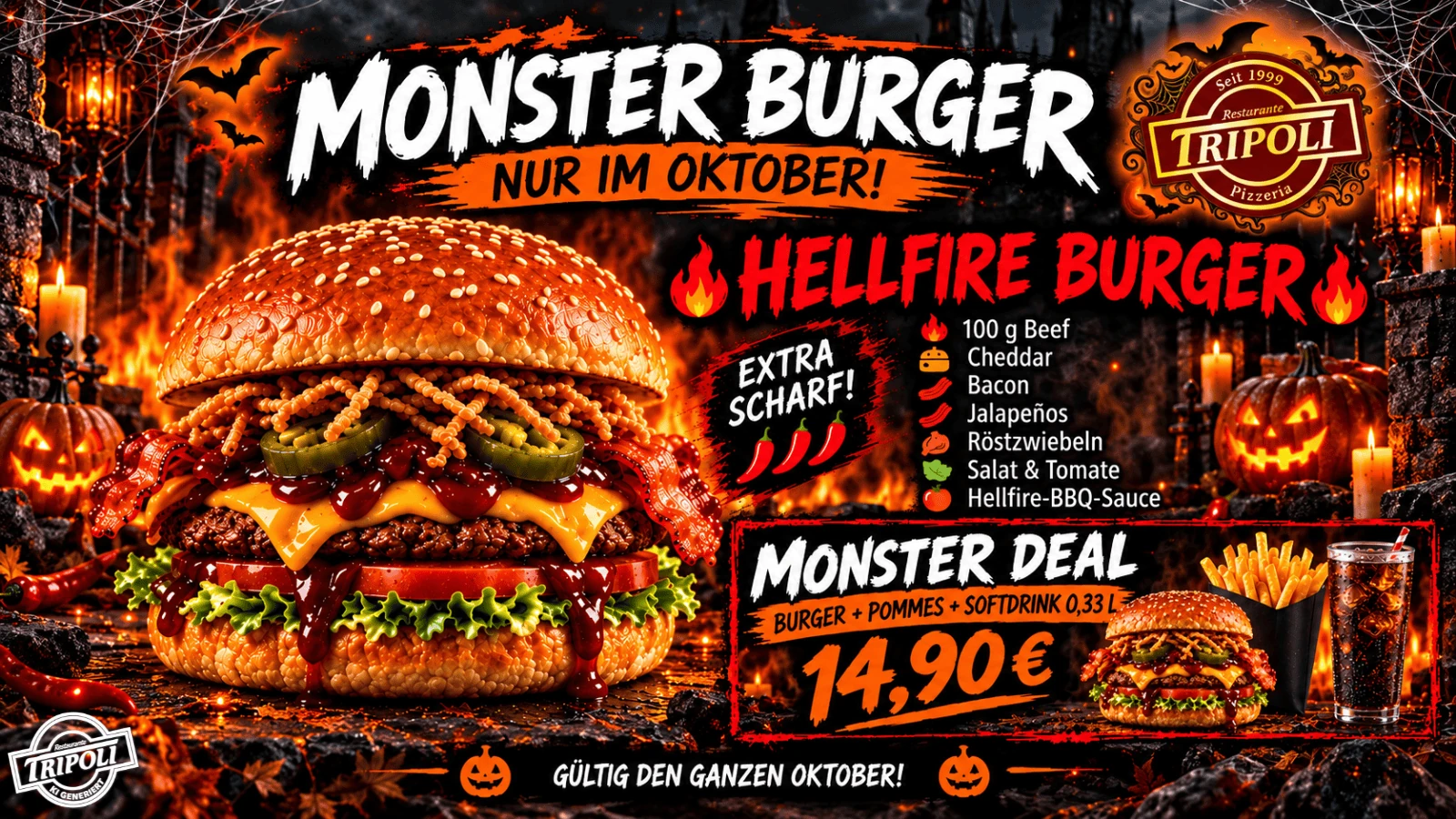Hellfire Burger – Halloween bei Tripoli